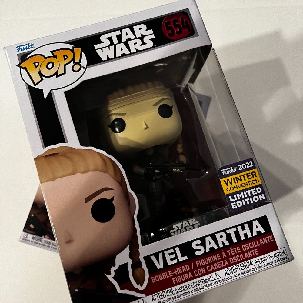 Funko Pop! Star Wars -Bobble Head Vel Sartha - Limited Edition (Set of 2 /new)